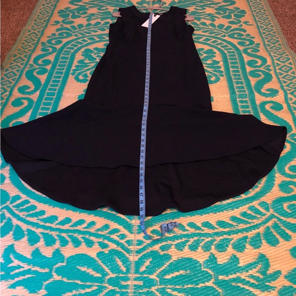 NWT Calvin Klein Navy Blue flare Maxi prom or wedding dress. - Picture 8 of 11